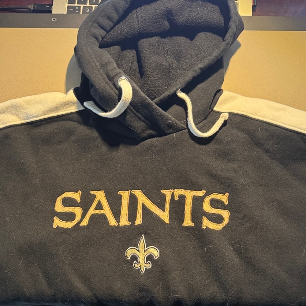 New Orleans Saints Black and Gold Hoodie